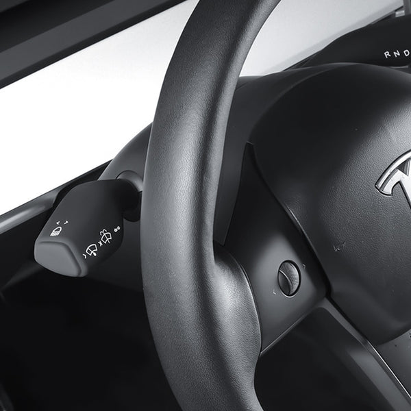 Gray Silicone Turn Signal Lever Full Cover For Model 3 and Model Y