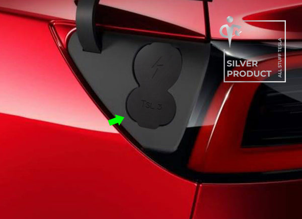 Car Charging Port Protective Cover For Model 3 Europe Plugs