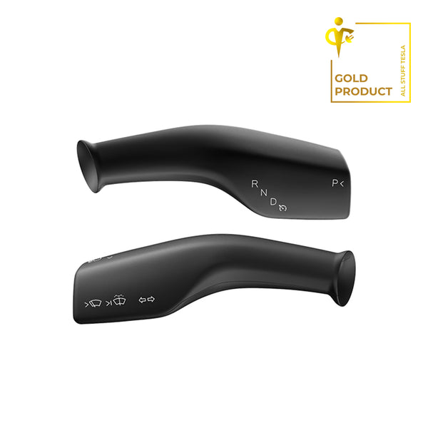 Matte Black ABS Turn Signal Lever Full Cover For Model 3 and Model Y