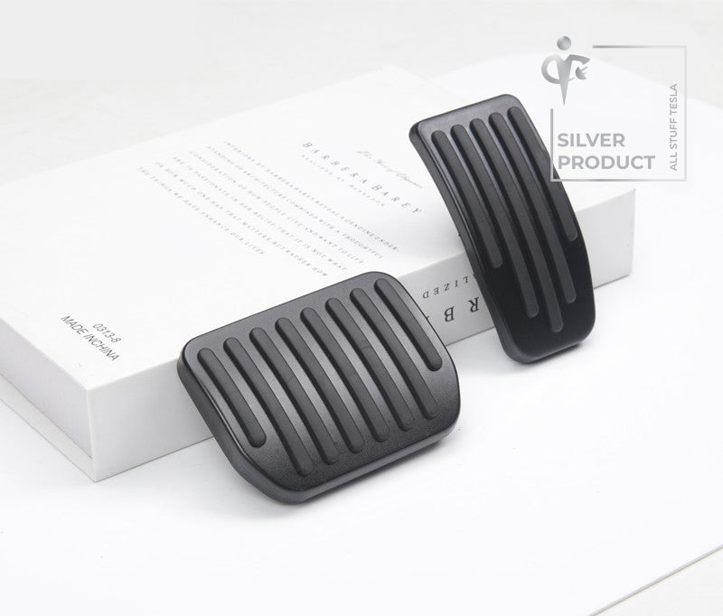Black Aluminum Alloy Gas-Break Pedal Covers For Model 3 and Model Y