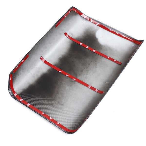 Carbon Fiber Pattern ABS Armrest Box Protective Cover For Model 3 and Model Y