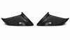 Bright Carbon Real Carbon Fiber Side Mirror Decorative Cover For Model S