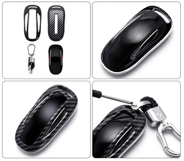 Gold ABS Protective Car Key Cover For Model X