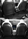 Matte Carbon Real Carbon Fiber Back Seat Decorative Replacement Covers For Model 3 and Model Y