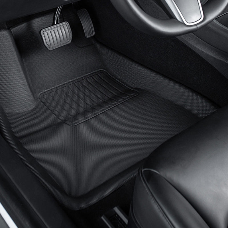 All Weather 3D Floor Mats 6in1 For Model 3 2017-2023 Type 2 Right Rudder