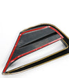 Matte Carbon Pattern ABS Front Fog Lamp Spoiler For Model Y
