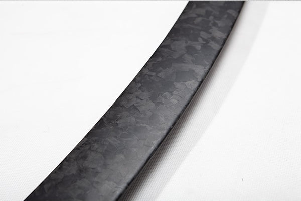 Bright Forging Pattern Real Carbon Fiber Rear Trunk Wing Spoiler For Model 3