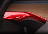 Red ABS Turn Signal Lever Cover For Model 3 and Model Y