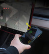 Matte Carbon Fiber ABS Central Console Screen Protector Frame for Model 3 and Model Y