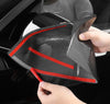 Bright Carbon Real Carbon Fiber Side Mirror Decorative Cover For Model X