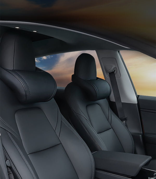 Red Headrest Neck Pillow For All Tesla Models
