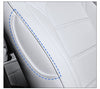 Red Nappa Leather Half Surround Seat Cover For Model 3 2024