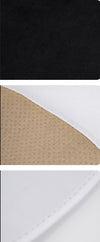 White Flannel Front and Rear Car Seat Cushion Covers For Model 3