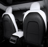 Black Nappa Leather Half Surround Seat Cover For Model 3 2024