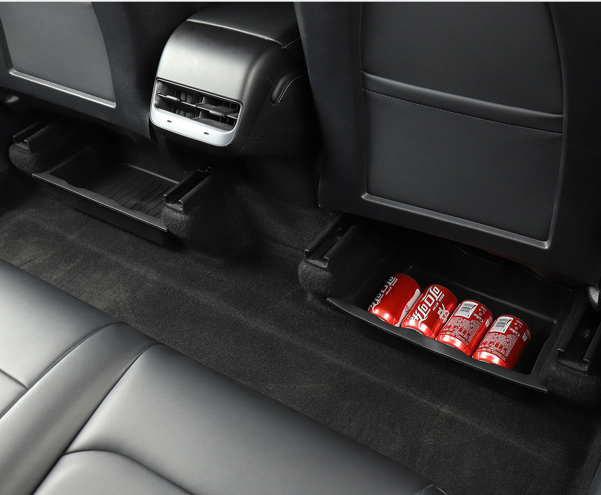 TPE Under Seat Storage Box 2in1 Set For Model Y