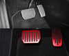 Red Aluminum Alloy Gas-Break Pedal Covers For Model 3 and Model Y