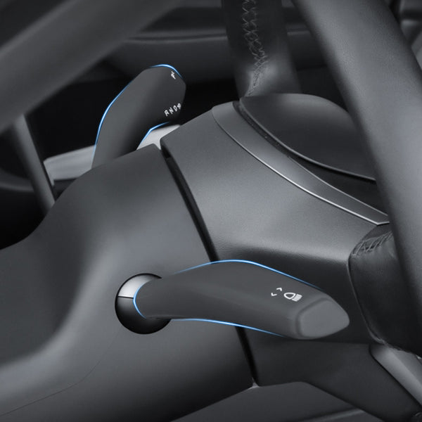 Black Silicone Turn Signal Lever Full Cover For Model 3 and Model Y