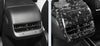 Bright Forging Pattern Real Carbon Fiber Rear Console Air Outlet Vent Decorative Trim Cover For Model 3 and Model Y