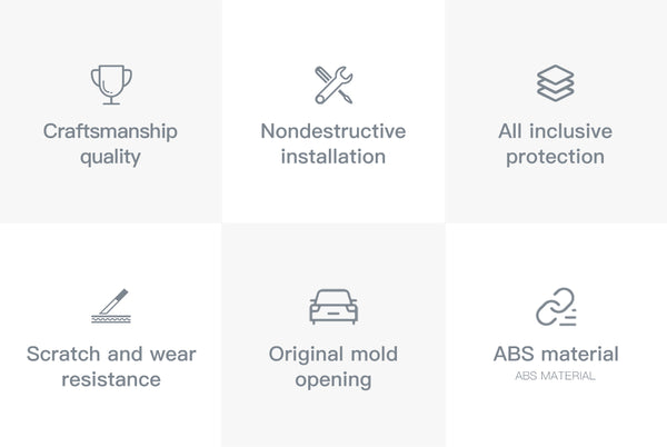 Matte Black ABS Turn Signal Lever Full Cover For Model 3 and Model Y