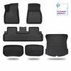 All Weather 3D Floor Mats 6in1 For Model 3 2021-2023 Type 2 Left Rudder