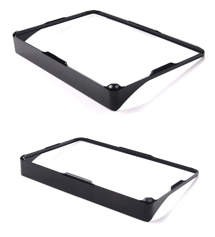 Black ABS Central Console Screen Protector Frame for Model 3 and Model Y