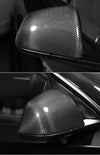Bright Carbon Real Carbon Fiber Side Mirror Decorative Cover For Model Y