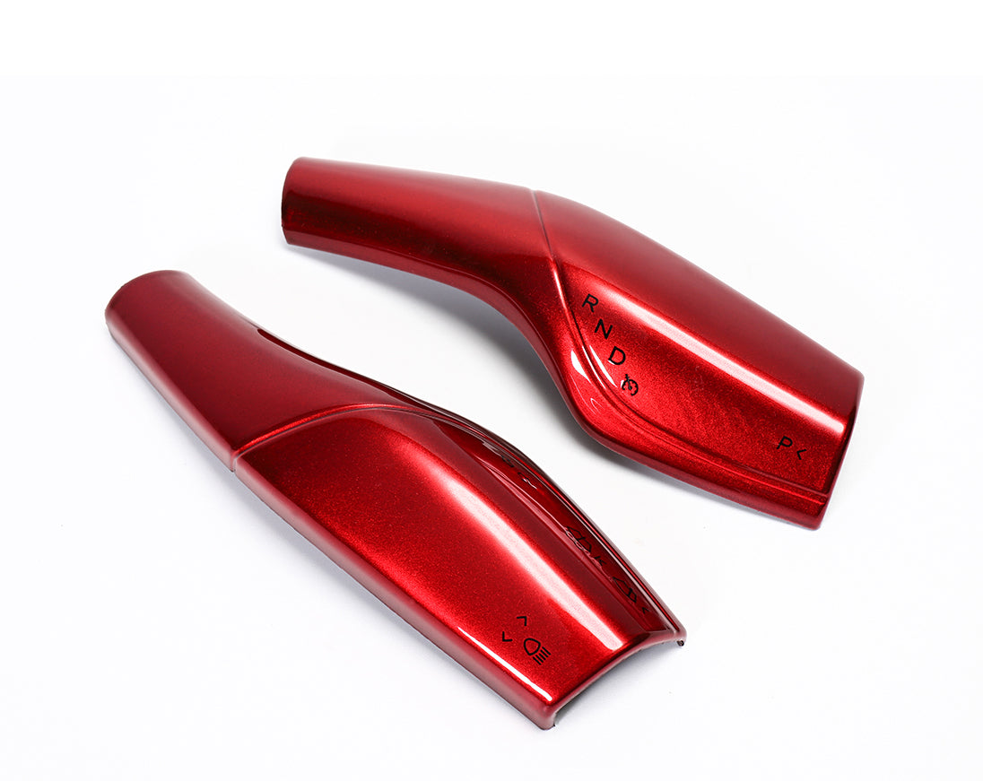 Red ABS Turn Signal Lever Cover For Model 3 and Model Y