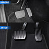 Black Aluminum Alloy Gas-Break Pedal Covers For Model 3 and Model Y