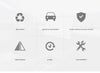 Red ABS Turn Signal Lever Cover For Model 3 and Model Y