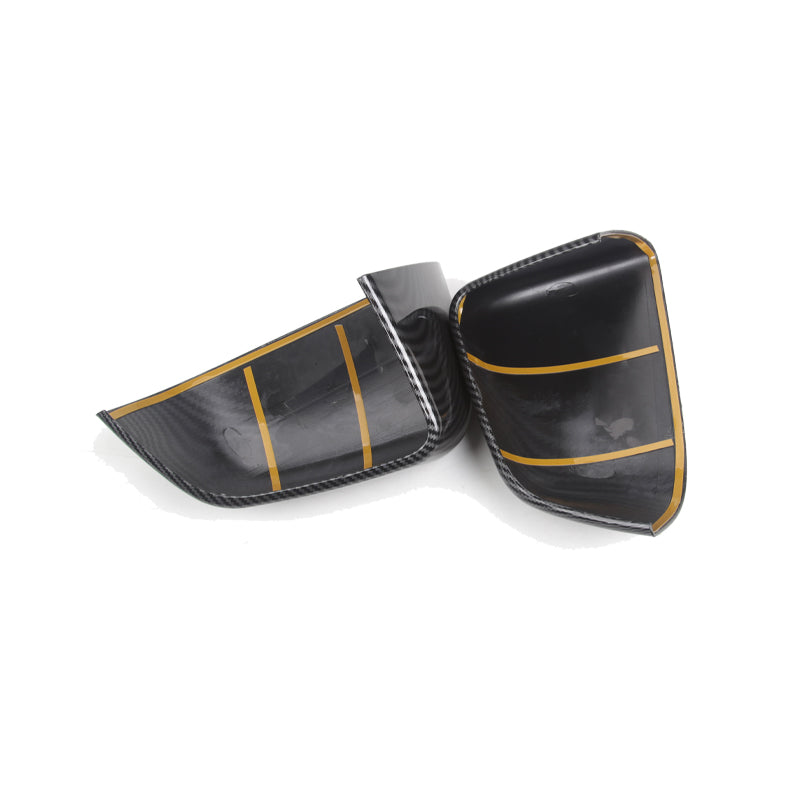 Carbon Fiber Pattern ABS Side Mirror Decorative Cover For Model 3