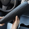 Black TPE Armrest Box Protective Cover For Model 3 and Model Y