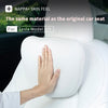 White Nappa Leather Headrest Neck Pillow For All Tesla Models