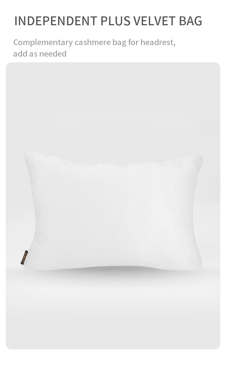 White Nappa Leather Headrest Neck Pillow For All Tesla Models