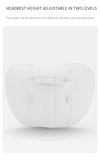 White Nappa Leather Headrest Neck Pillow For All Tesla Models